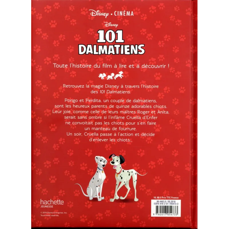 Les 101 Dalmatiens - Disney - Disney Hachette - Grand format - ravate.com librairie reunion