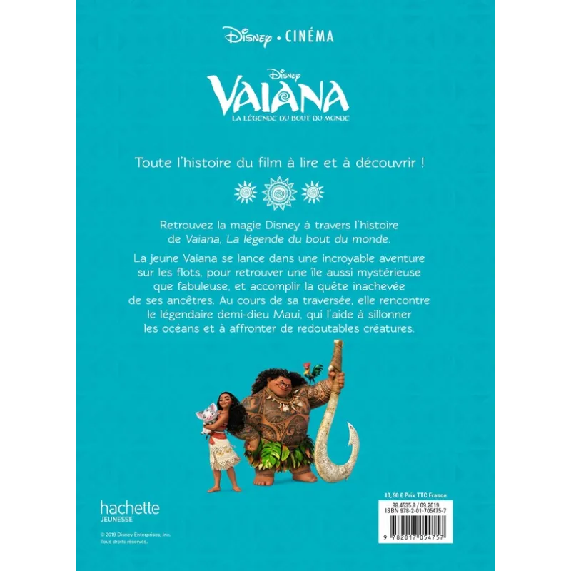 Vaiana, la légende du bout du monde - Disney - Disney Hachette - Grand format - ravate.com librairie reunion