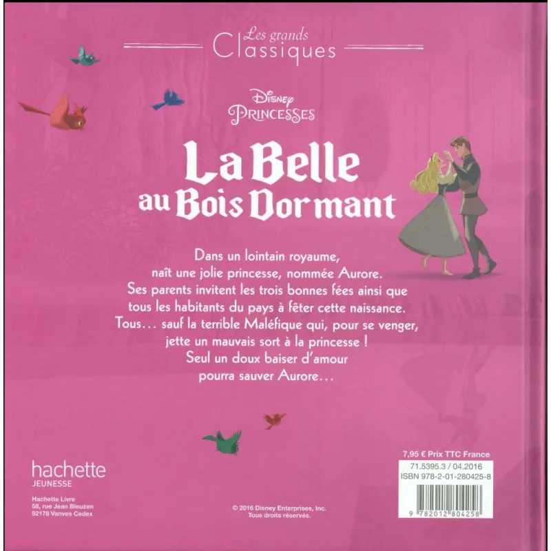 La belle au bois dormant - Disney - Disney Hachette - Grand format - ravate.com librairie reunion