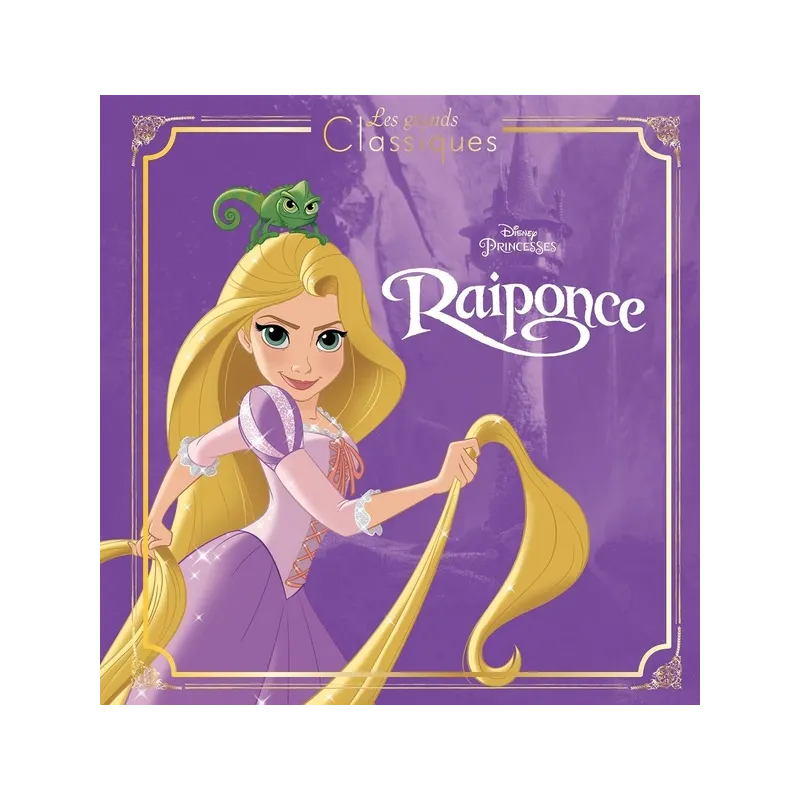 Raiponce - Disney - Disney Hachette - Grand format - ravate.com librairie reunion