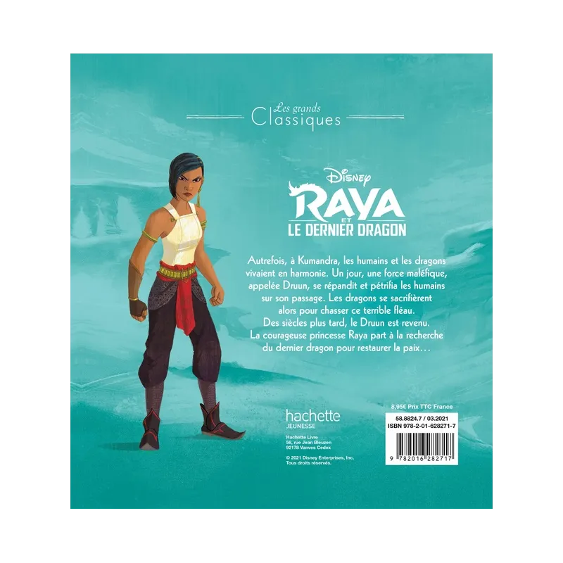 Raya et le dernier dragon : l - ravate.com librairie reunion