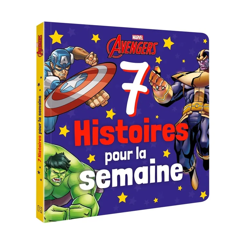 7 histoires pour la semaine : Avengers - Marvel - Disney Hachette - Grand format - ravate.com librairie reunion