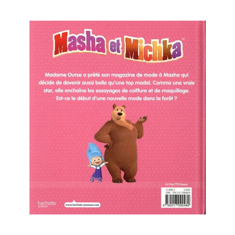 Masha et Michka : Masha top model - Collectif - Hachette Jeunesse - Grand format - ravate.com librairie reunion