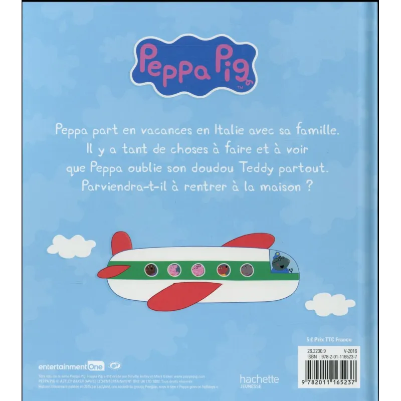 Peppa Pig : Peppa part en vacances - Collectif - Hachette Jeunesse - Grand format - ravate.com librairie reunion