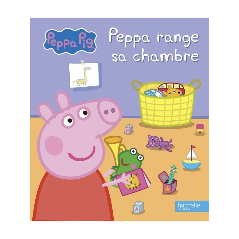 Peppa Pig : Peppa range sa chambre - Collectif - Hachette Jeunesse - Grand format - ravate.com librairie reunion