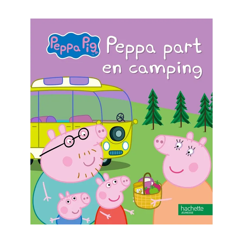 Peppa fait du camping - Collectif - Hachette Jeunesse - Grand format - ravate.com librairie reunion