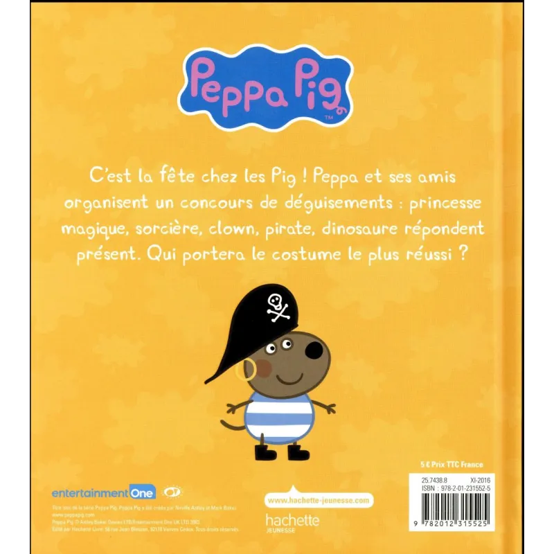 Peppa Pig : Peppa se déguise - Collectif - Hachette Jeunesse - Grand format - ravate.com librairie reunion
