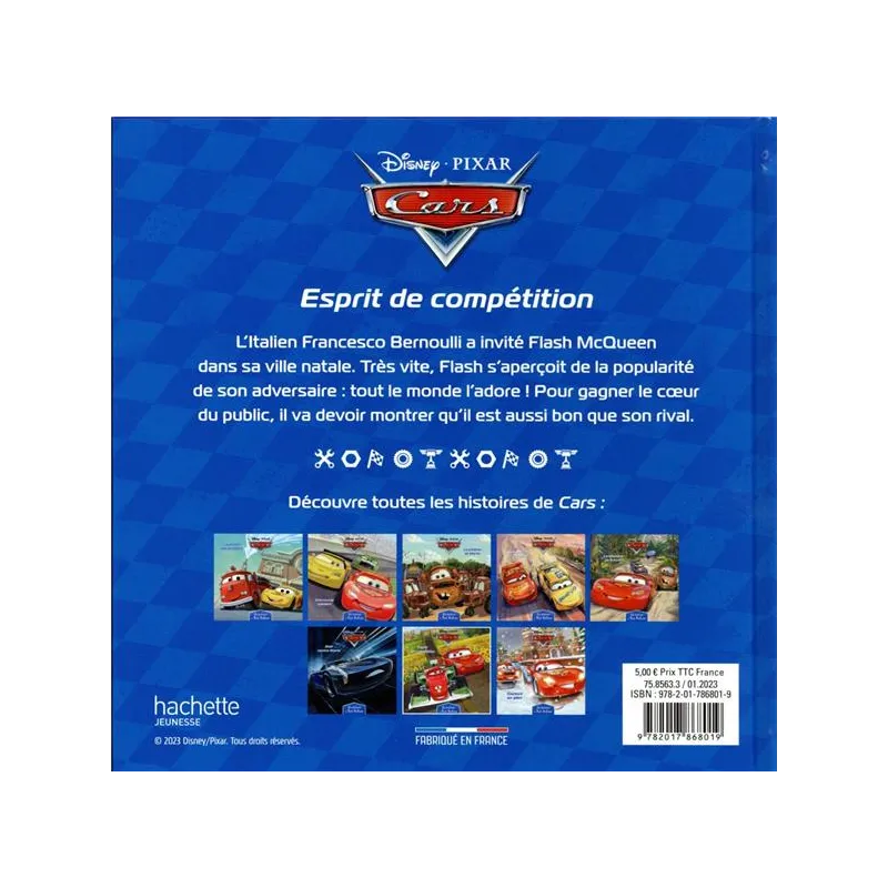 Cars - les histoires de Flash McQueen Tome 7 : esprit de compétition - Disney Pixar - Disney Hachette - Grand format -...