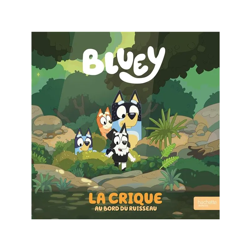 Bluey : La crique : Au bord du ruisseau - Collectif - Hachette Jeunesse - Grand format - ravate.com librairie reunion