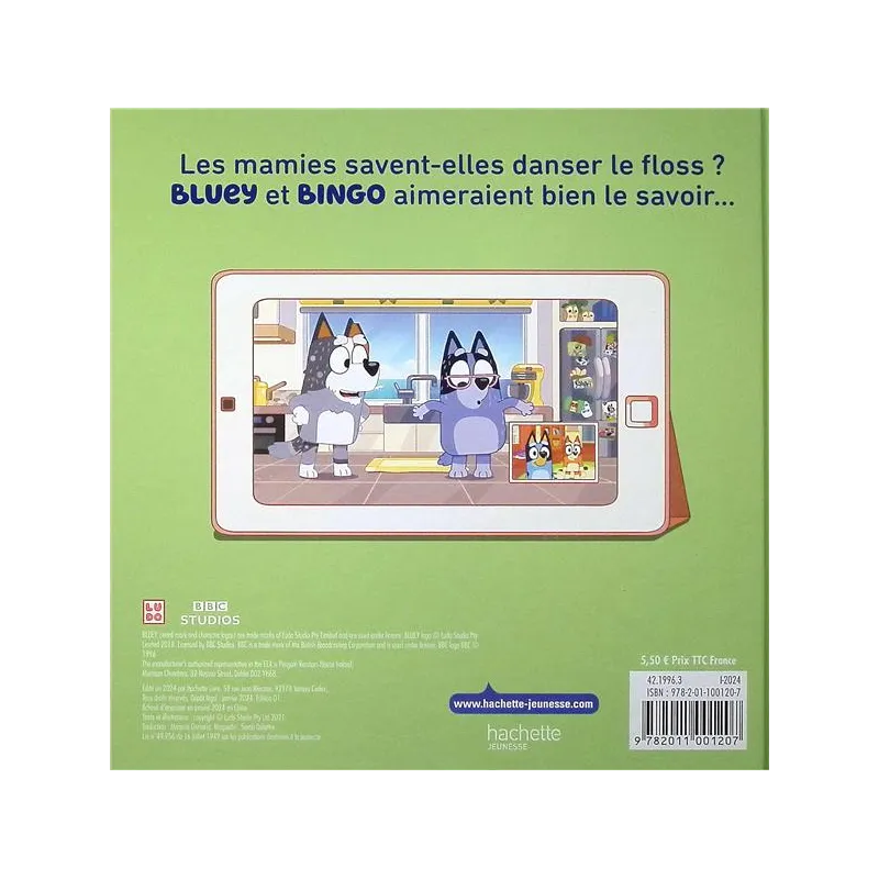 Bluey : Les grands-mères - Collectif - Hachette Jeunesse - Grand format - ravate.com librairie reunion