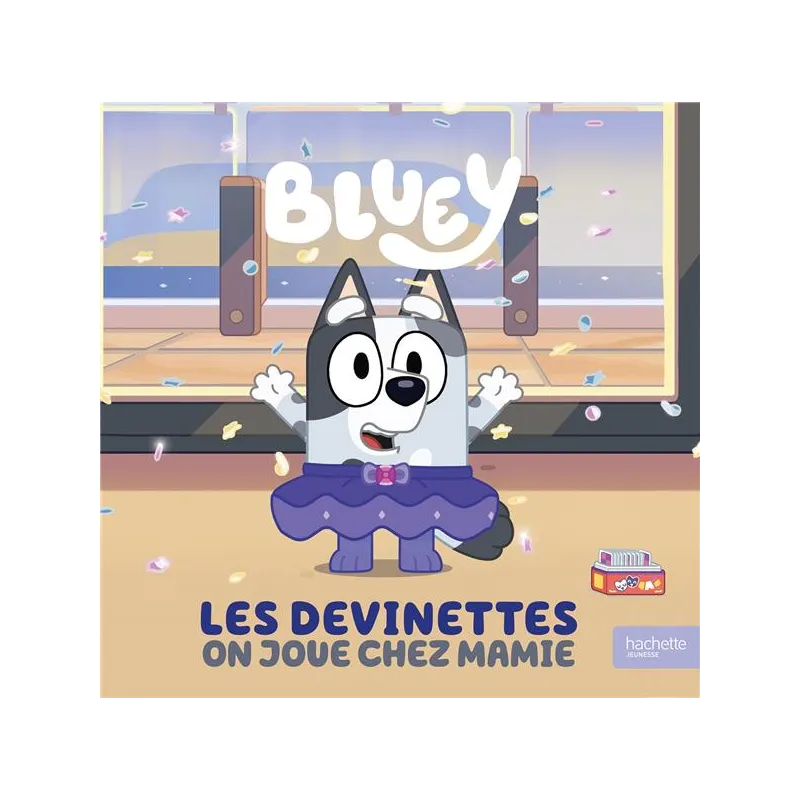 Bluey : Les devinettes : On joue chez mamie - Collectif - Hachette Jeunesse - Grand format - ravate.com librairie reunion