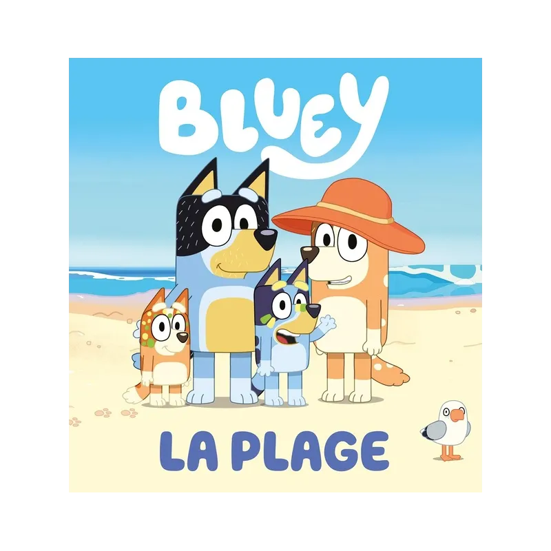 Bluey : la plage - Collectif - Hachette Jeunesse - Grand format - ravate.com librairie reunion