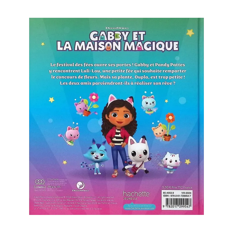 Gabby et la maison magique : Le festival des fées - Collectif - Hachette Jeunesse - Grand format - ravate.com librairie reunion