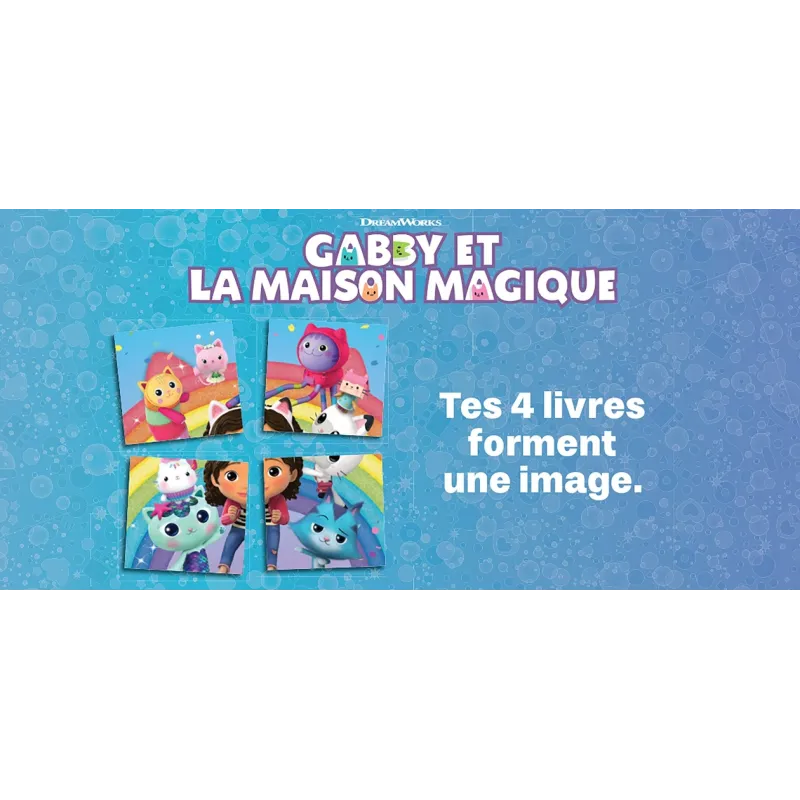 Gabby et la maison magique : Ma mini bibliothèque : Missions magiques - Collectif - Hachette Jeunesse - Grand format -...