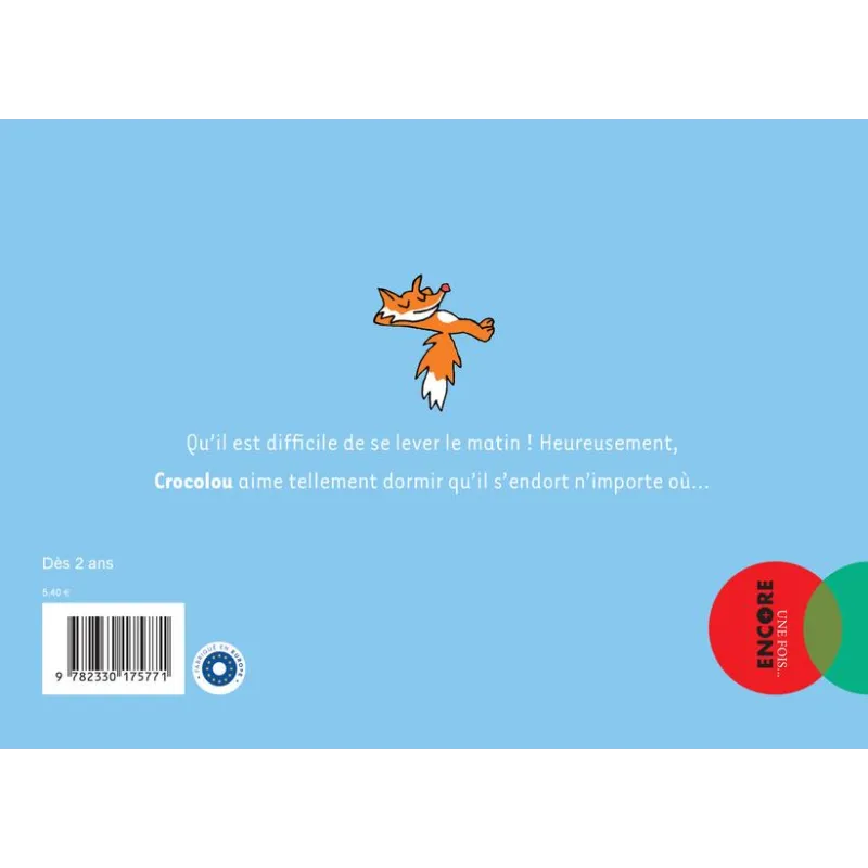 Au dodo Crocolou ! - Ophélie Texier - Actes Sud - Poche - ravate.com librairie reunion
