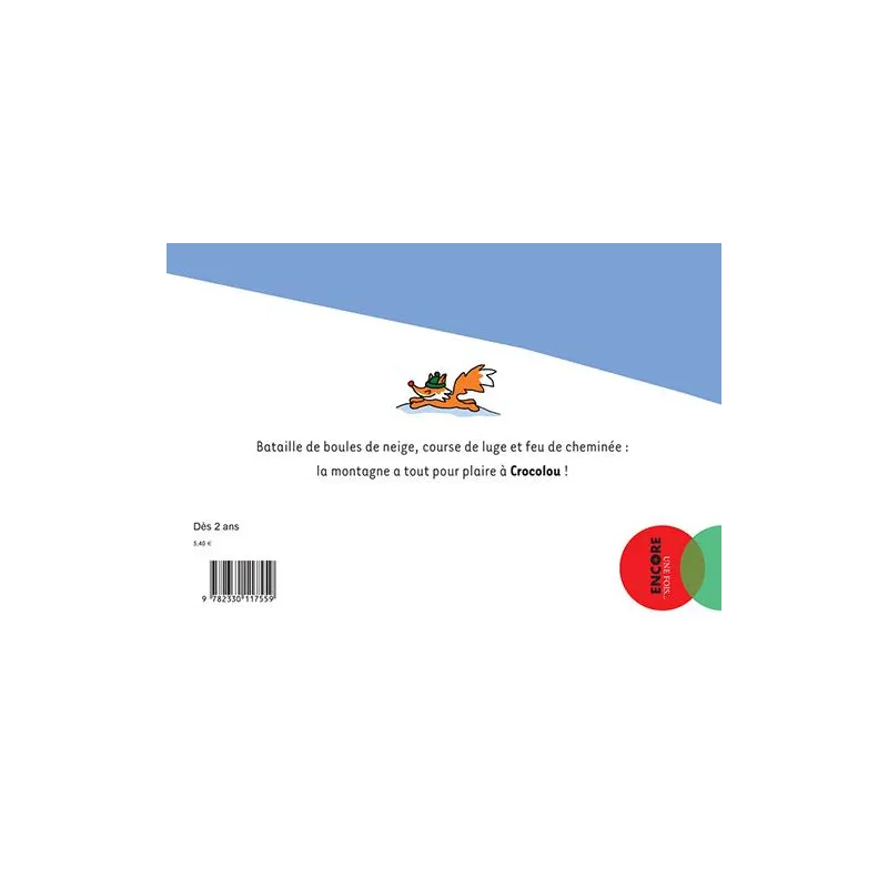 Crocolou aime la montagne - Ophélie Texier - Actes Sud Jeunesse - Grand format - ravate.com librairie reunion