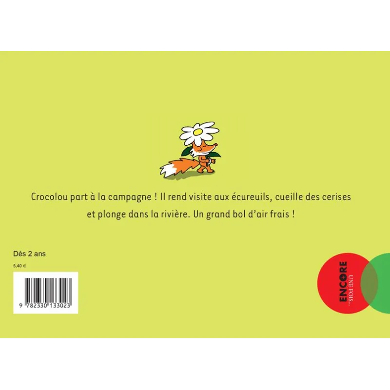 Crocolou aime la nature - Ophélie Texier - Actes Sud Jeunesse - Grand format - ravate.com librairie reunion