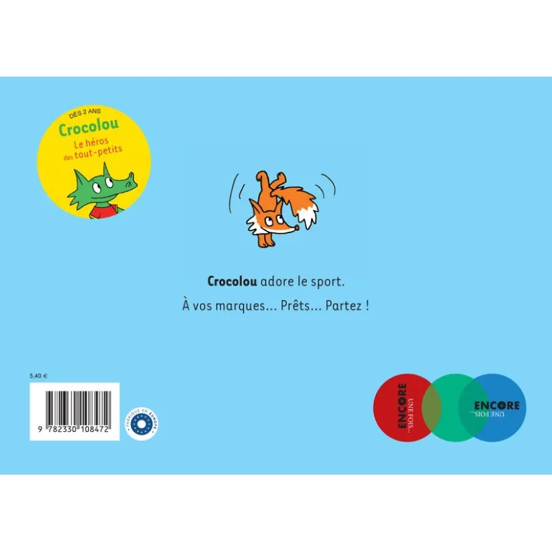 Crocolou aime le sport - Ophélie Texier - Actes Sud Jeunesse - Grand format - ravate.com librairie reunion