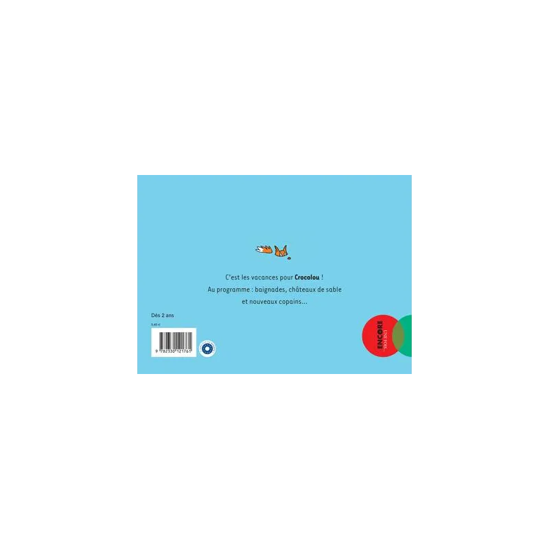 Crocolou aime les vacances - Ophélie Texier - Actes Sud Jeunesse - Grand format - ravate.com librairie reunion