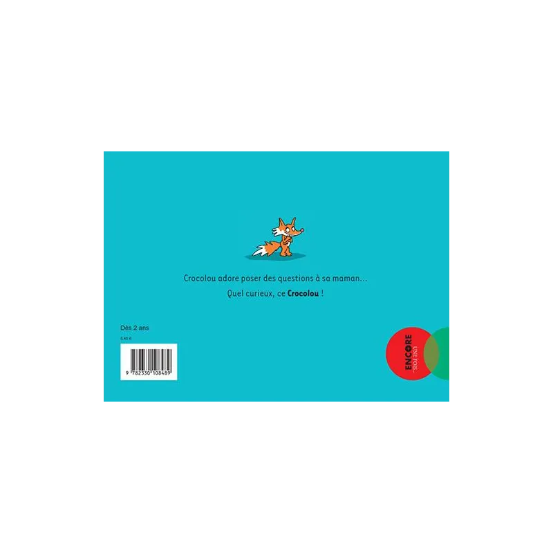Crocolou aime savoir pourquoi - Ophélie Texier - Actes Sud Jeunesse - Grand format - ravate.com librairie reunion
