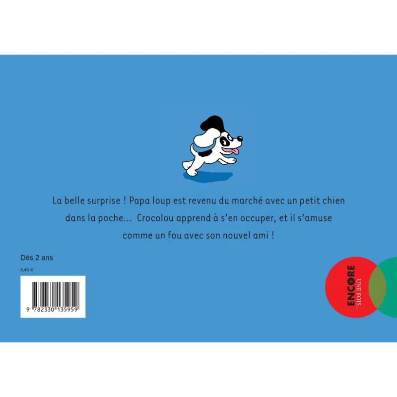 Crocolou aime son chien - Ophélie Texier - Actes Sud Jeunesse - Grand format - ravate.com librairie reunion