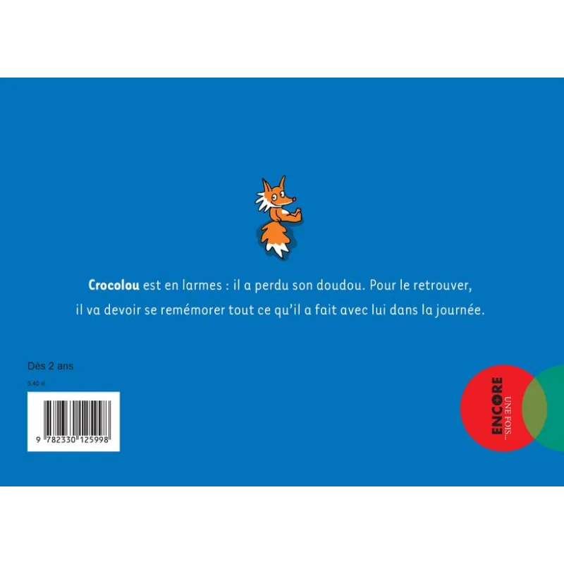 Crocolou aime son doudou - Ophélie Texier - Actes Sud Jeunesse - Grand format - ravate.com librairie reunion