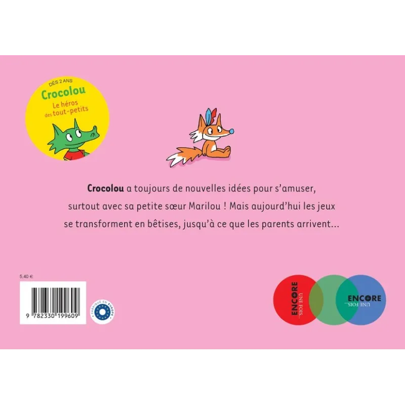 Crocolou fait des bêtises - Ophélie Texier - Actes Sud - Grand format - ravate.com librairie reunion