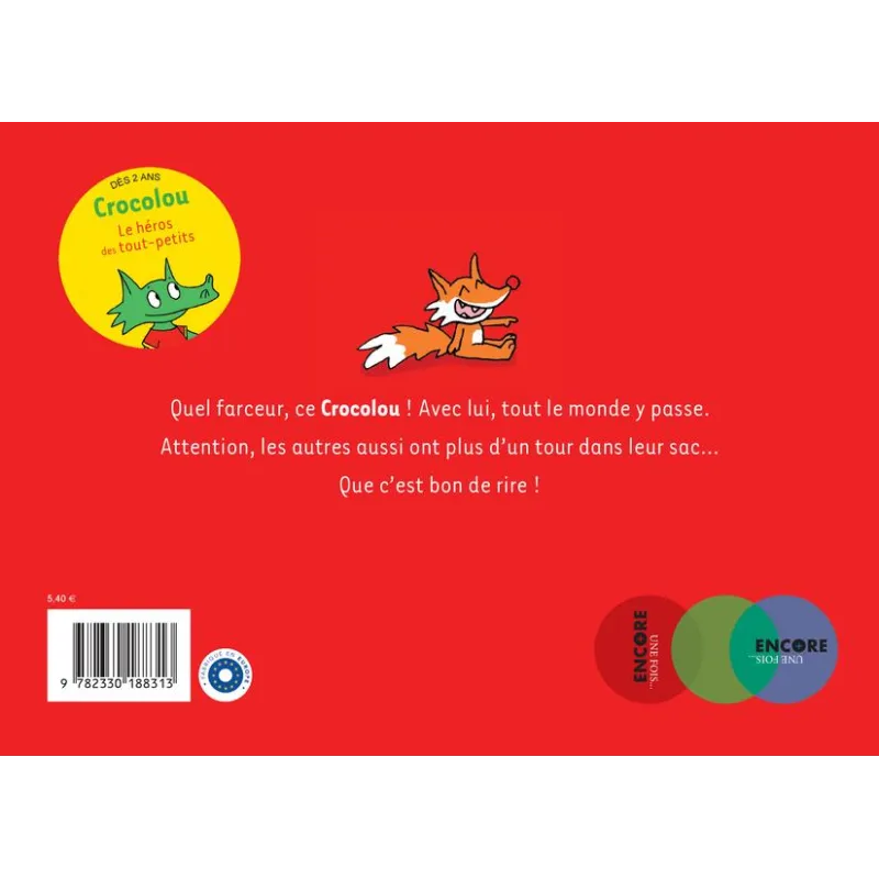 Crocolou fait des farces - Ophélie Texier - Actes Sud - Grand format - ravate.com librairie reunion