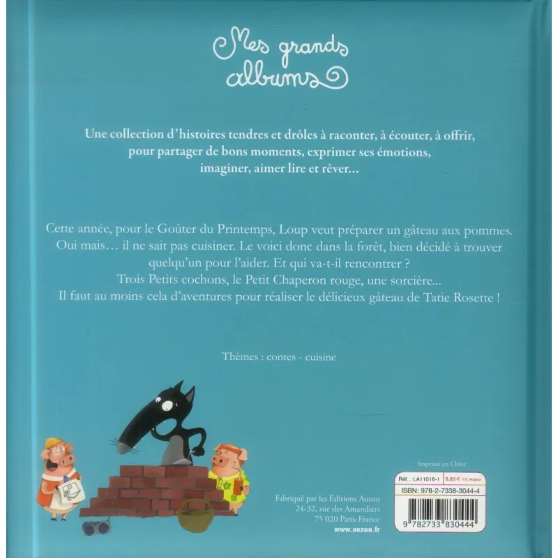 Le loup qui découvrait le pays des contes - Orianne Lallemand, Eléonore Thuillier - Auzou - Grand format - ravate.com...