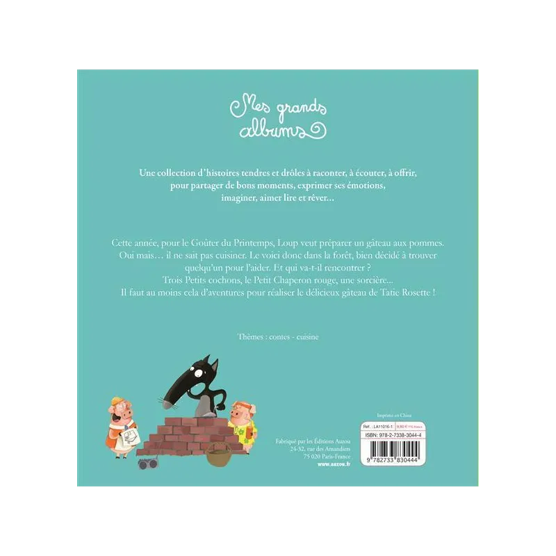 Le loup qui découvrait le pays des contes - Orianne Lallemand, Eléonore Thuillier - Auzou - Grand format - ravate.com...