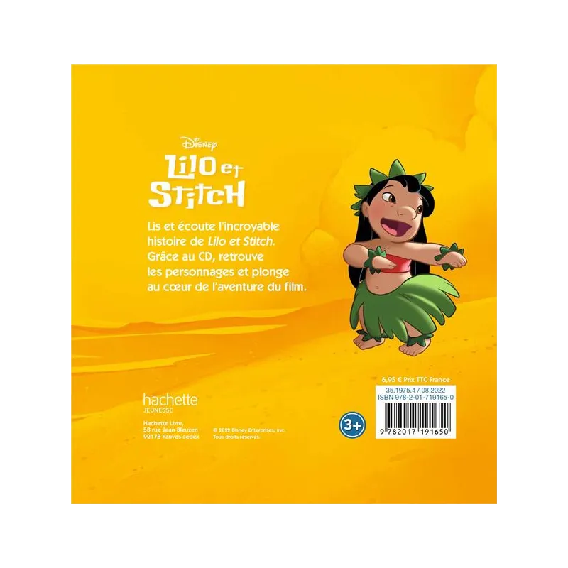 Mon histoire à écouter : Lilo et Stitch : l - ravate.com librairie reunion