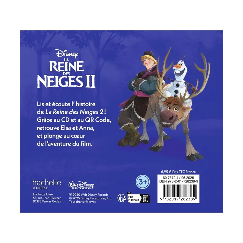 Mon histoire à écouter : La Reine des Neiges 2 : L - ravate.com librairie reunion