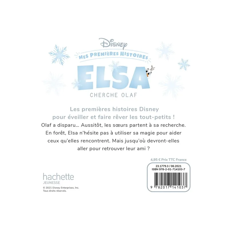 Mes premières histoires : Disney Baby : Elsa cherche Olaf - Disney - Disney Hachette - Grand format - ravate.com librairie...