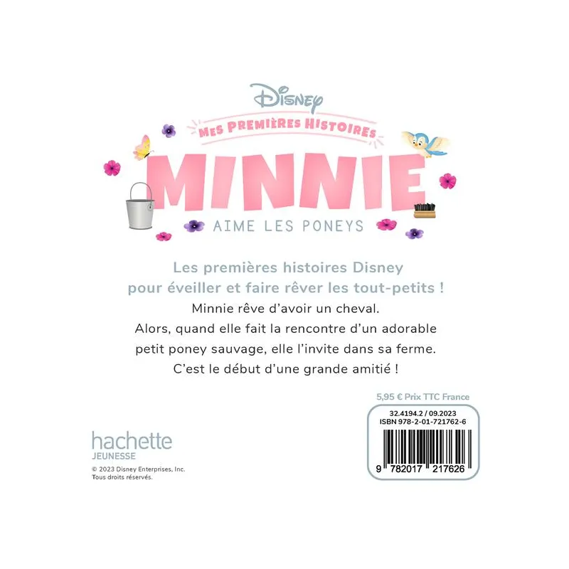 Mes premières histoires : Minnie aime les poneys - Disney - Disney Hachette - Grand format - ravate.com librairie reunion