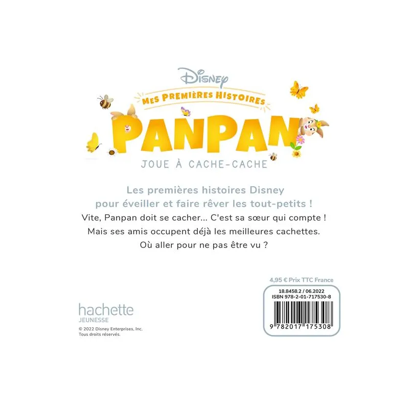 Mes premières histoires : Disney Baby : Panpan joue à cache-cache - Disney - Disney Hachette - Grand format - ravate.com...