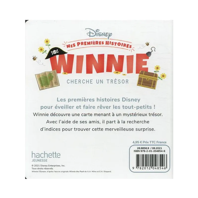 Mes premières histoires : Winnie cherche un trésor - Disney - Disney Hachette - Grand format - ravate.com librairie reunion