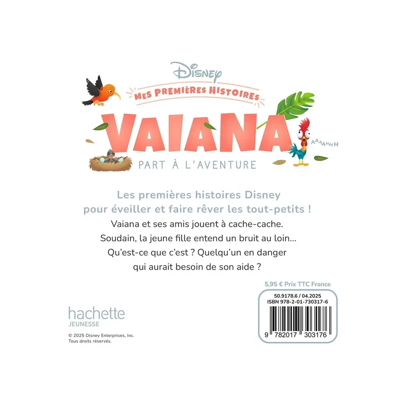 Mes premières histoires : Vaiana part à l - ravate.com librairie reunion