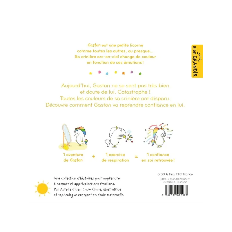 Gaston la licorne : les émotions de Gaston : j - ravate.com librairie reunion