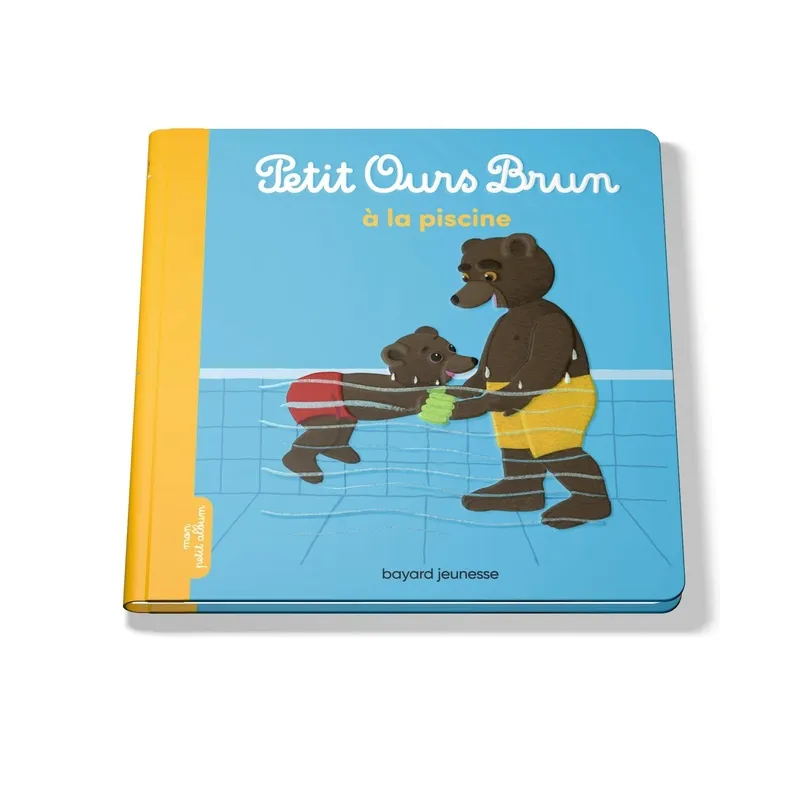 Petit Ours Brun à la piscine - Marie Aubinais, Danièle Bour - Bayard Jeunesse - Grand format - ravate.com librairie reunion