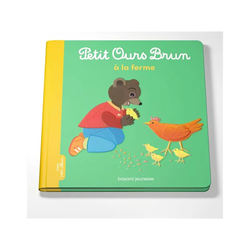 Petit Ours Brun va à la ferme - Marie Aubinais, Danièle Bour - Bayard Jeunesse - Grand format - ravate.com librairie reunion