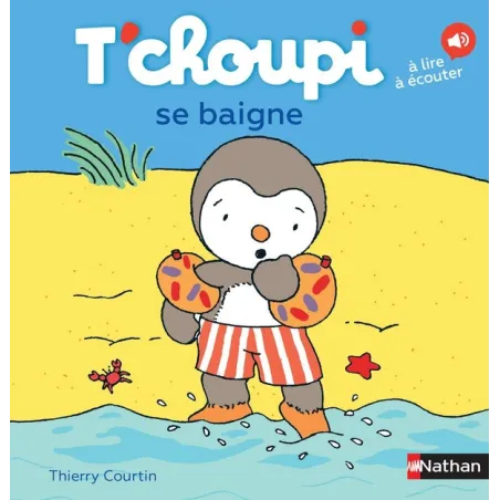 T'choupi se baigne