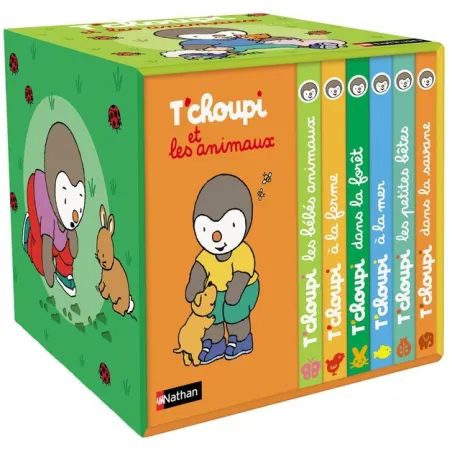 Ma petite bibliothèque : T'choupi et les animaux