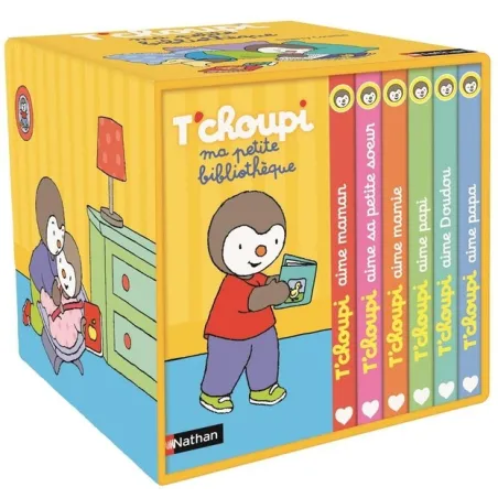 T'choupi : coffret : ma petite bibliothéque