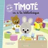 Timoté va à la bibliothèque - Emmanuelle Massonaud, Mélanie Combes - Gründ - Grand format - ravate.com librairie reunion