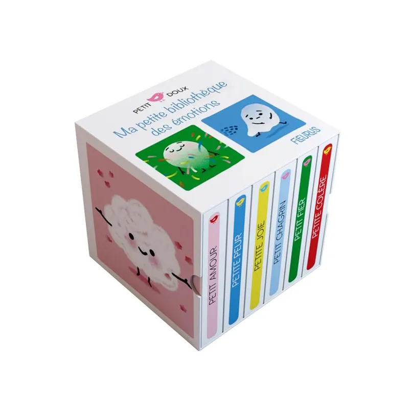 Ma petite bibliothèque des émotions - Nadine Brun-Cosme, Marion Cocklico - Fleurus - Grand format - ravate.com librairie reunion