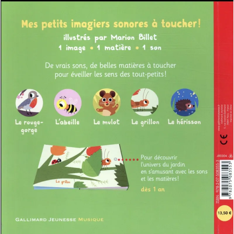 Mon jardin - Marion Billet - Gallimard Jeunesse - Grand format - ravate.com librairie reunion