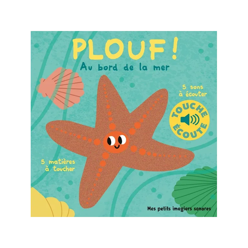 Plouf (au bord de la mer) - Marion Billet - Gallimard Jeunesse - Grand format - ravate.com librairie reunion