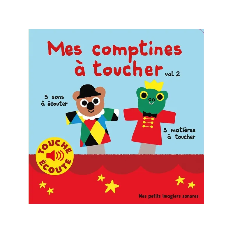 Mes comptines à toucher Tome 2 - Marion Billet - Gallimard Jeunesse - Grand format - ravate.com librairie reunion