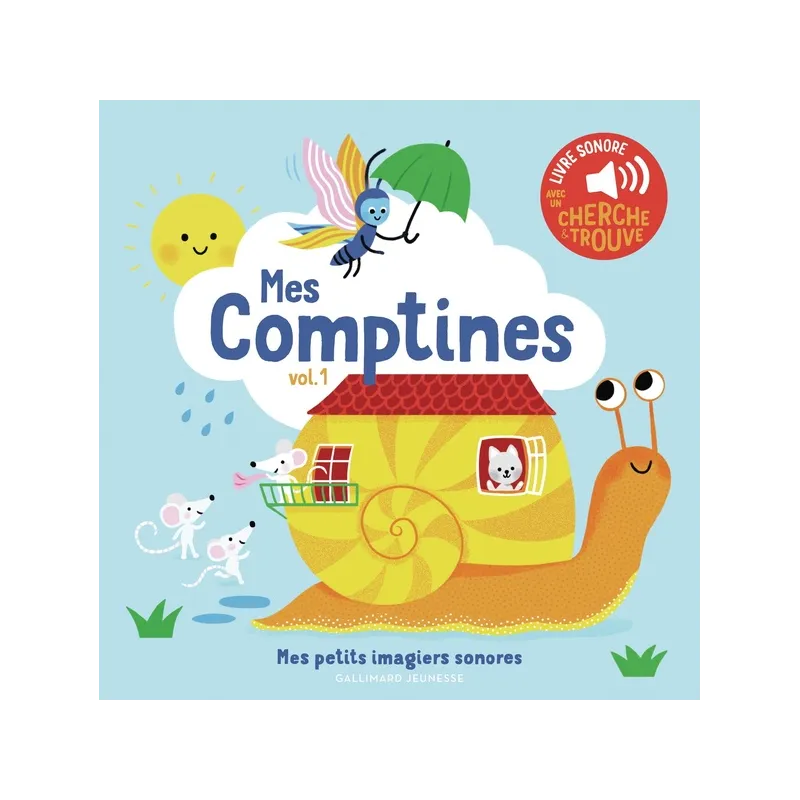 Mes comptines Tome 1 - Collectif - Gallimard Jeunesse - Grand format - ravate.com librairie reunion