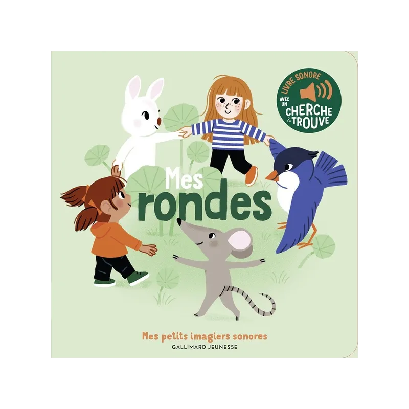 Mes rondes - Elsa Fouquier - Gallimard Jeunesse - Grand format - ravate.com librairie reunion